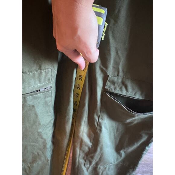 Top gun Marvericks Overalls Full zip Army Green Patches Size Adult Large - Picture 5 of 7